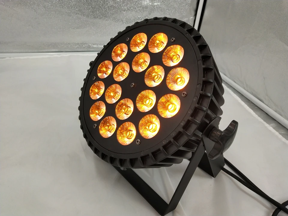 Liga de Alumínio Dmx512 para Discos de Música Luz do Estágio 18x18 w 4in1 5in1 6in1 Rgbwa uv Levou Par Efeito Palco Discoteca Lâmpada 19 Cheap Efeito de Iluminação de palco