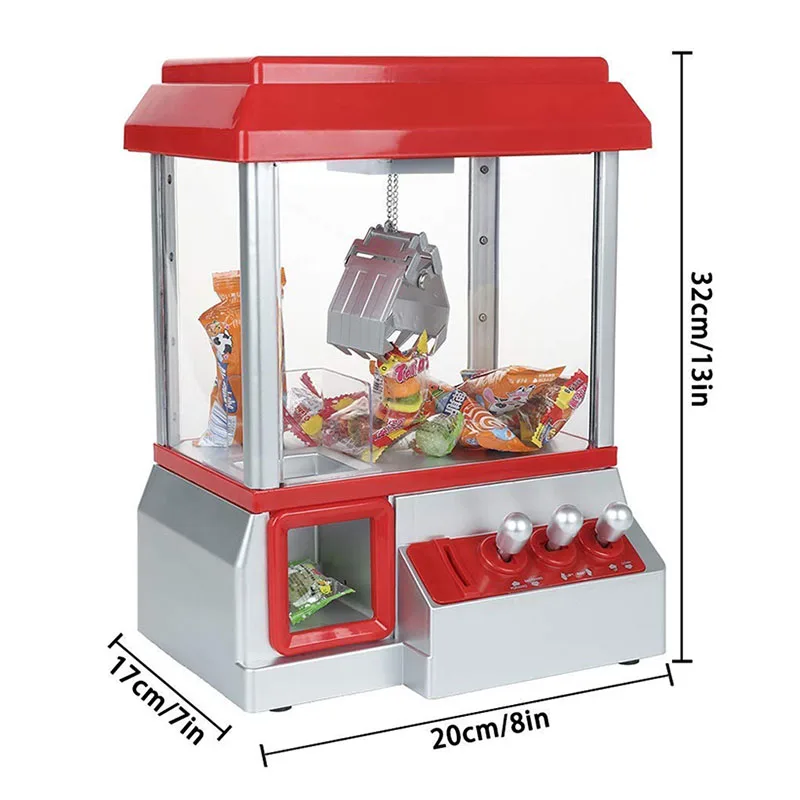 the claw toy grabber machine with led lights