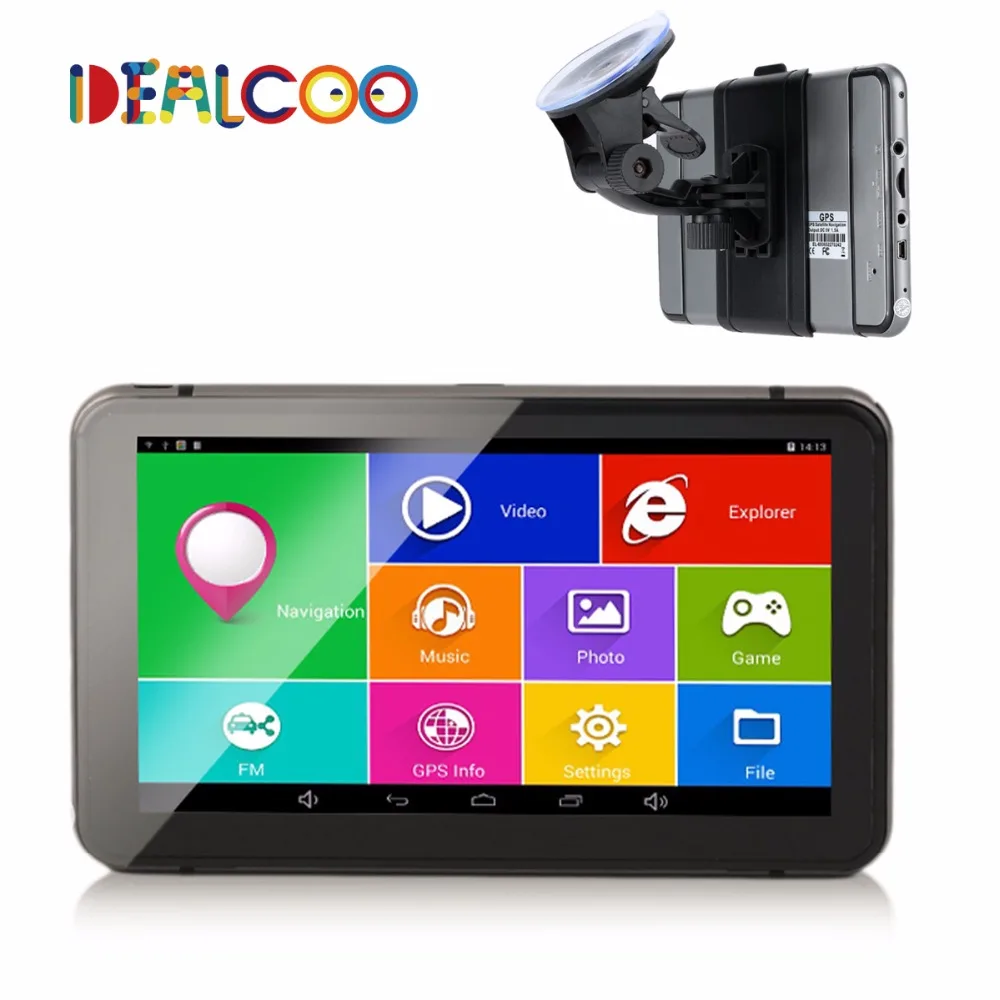 

7" Capacitive android GPS navigation navigator android 4.4.2 Quad Core 1.3GHz,512M DDR 8G,WIFI,AV-IN,Bluetooth transimt free map