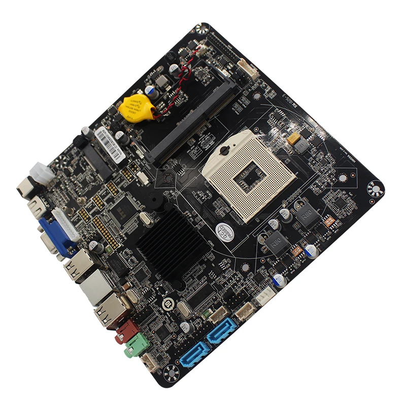 JINGSHA HM55 Motherboard Core i3/i5/i7 PGA 988 CPU with Dual Channel 18/24-bit LVDS SATA 3Gb/s Mini PCI-E for AIO thin client