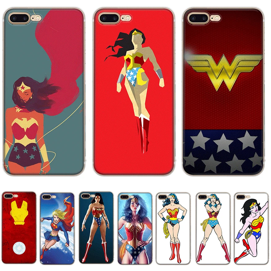 

Desxz Hard Cover For iPhone 6 6s 7 8 Plus X XR XS Max 5 5s SE Case Wonder Woman Comics