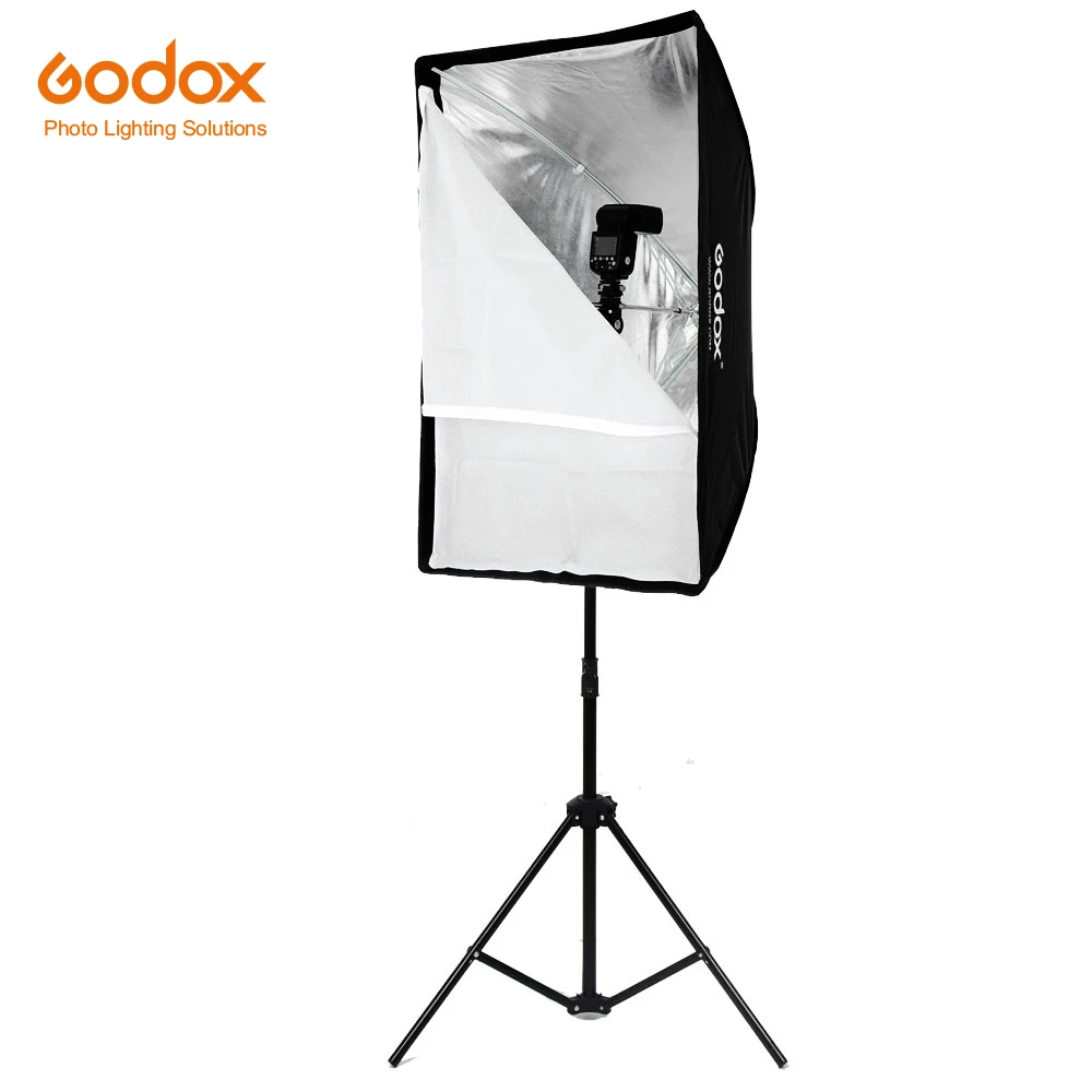 Godox портативный 60*90 см 24*35 дюймов фото Зонт софтбокс Отражатель для вспышки
