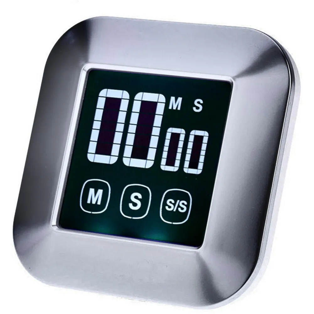 

New 0-99 Minutes Digital LCD Touch Screen Instant Read Kitchen Timer BBQ Cooking Timer Countdown Alarm Clock