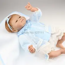 Модные детские куклы силикона Reborn Baby куклы девушки игрушка новорожденных реалистичные ребенка с одеждой мохер очень мило