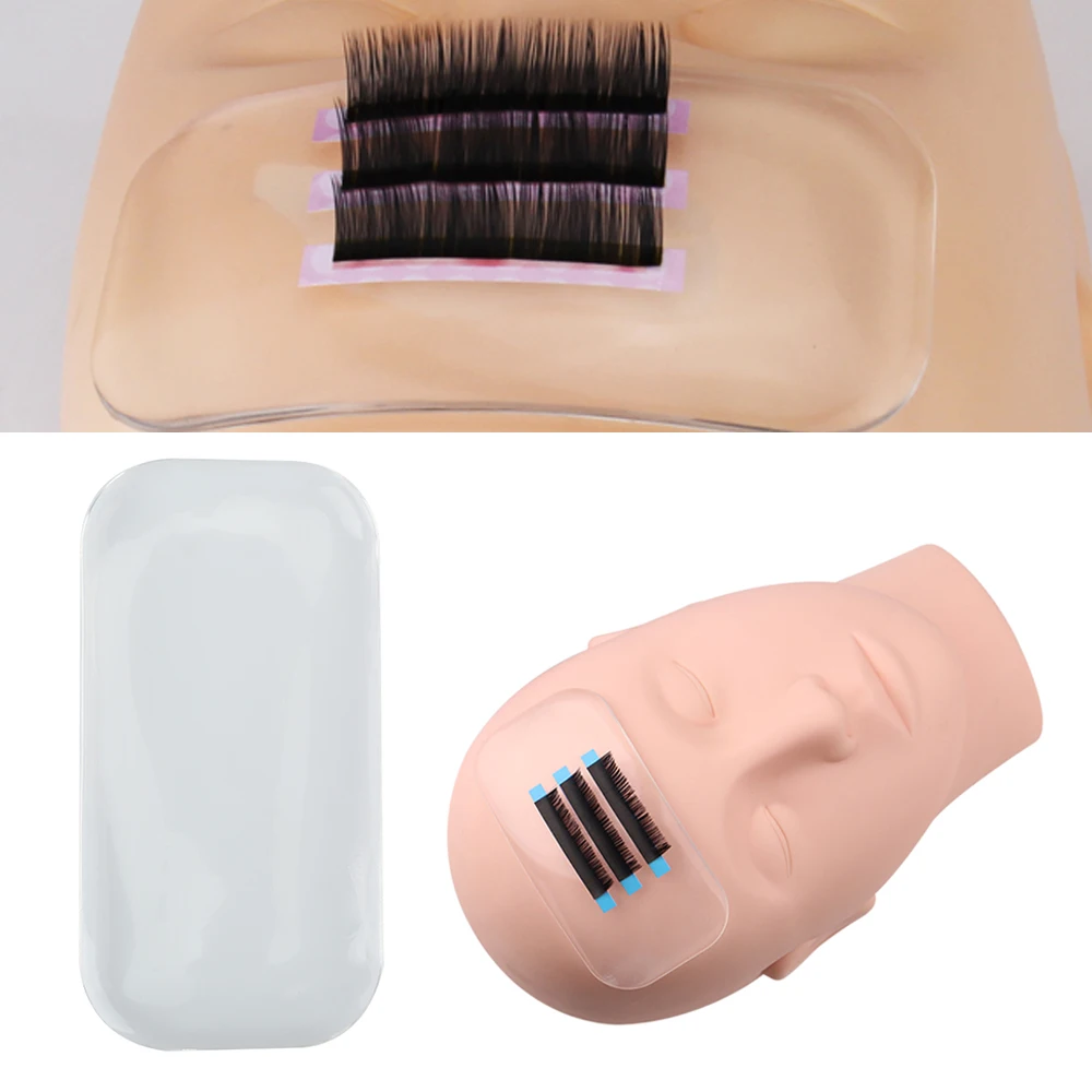 

1PC Hot Sale Silicone Reusable False Lashes Pad Tray Holder Eyelash Extensions Lash Pad Tool