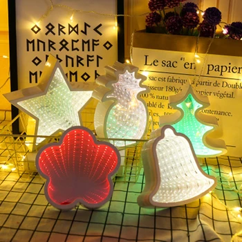 

Fashion 3D Night Light Tunnel Light Table Lamp Star Lights Desk Lamp Sign Light Christmas Party Bedroom Wedding Shop Decoration