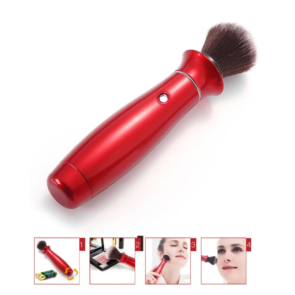 

Multi functional Makeup Cleaning Brush Tool Professional Electric Automatic 360 degree Rotating Blush Foundation Power Brush