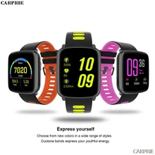 CARPRIE Bluetooth наручные вызова Смарт-часы Smartband шагомер Коврики для iphone 6S HandsFree Спорт Фитнес трекер наручные Wr