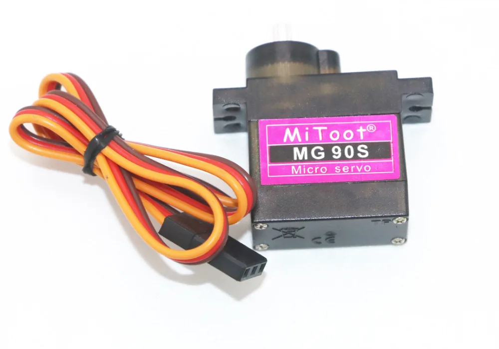 10 шт./лот Mitoot MG90S металлическая Шестерня цифровой 9g Servo SG90 для радиоуправляемого вертолета pPlane лодки автомобиля MG90 9G