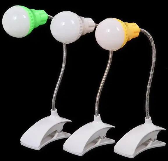 

Rechargable Mini Flexible Book Lights USB Clip-on Table Lamp PC LED Lamp Reading Study Bed Laptop Desk Light Night Lighting