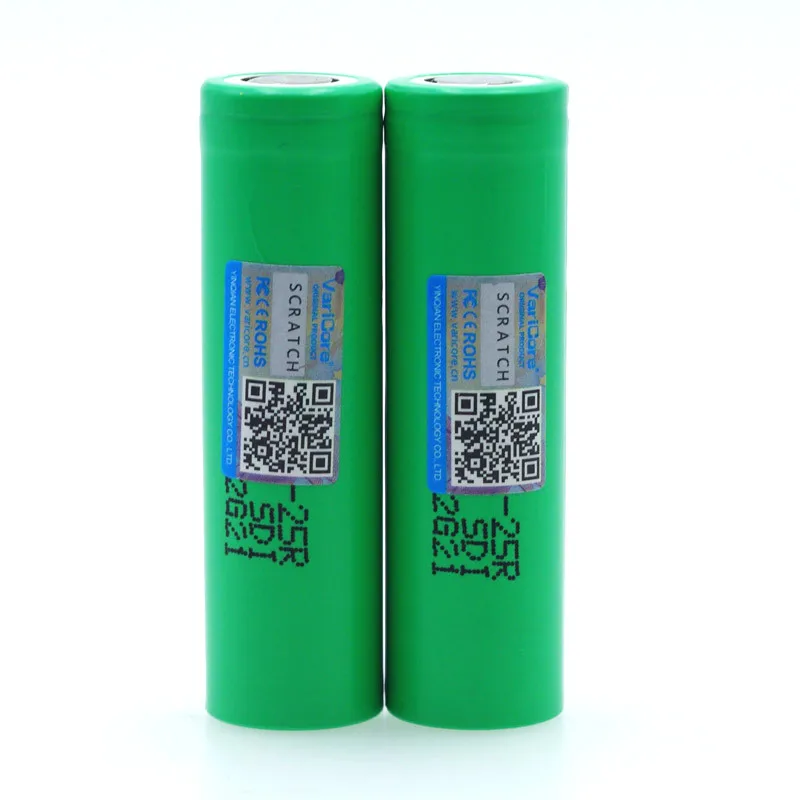 4 шт. VariCore Новинка 18650 2500 mAh аккумуляторная батарея 3,6 V INR1865025R M 20A разрядка для использования в электронных сигаретах