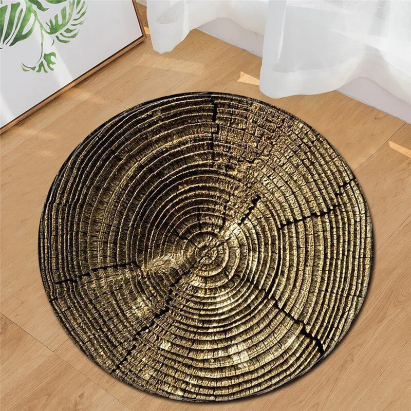 LeRadore 2018 New Round Carpet 3D Print Wood Soft Rugs Anti-slip Rug Dia. 80/95cm Computer Chair Mat Floor Mat for Kids LeRadore 2018 New Round Carpet 3D Print Wood Soft Rugs Anti-slip Rug Dia. 80/95cm Computer Chair Mat Floor Mat for Kids