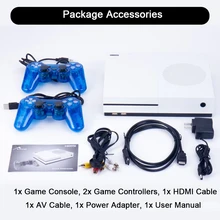 HDMI выход 64 бит X игровая консоль двухъядерный видеоигра Palyer встроенный 600 классические игры видео игры плеер Прямая