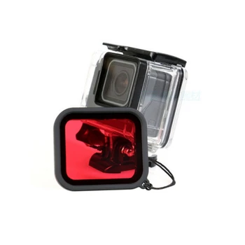

Diving Filter Red for Gopro Hero 5 Waterproof Protect Shell Camera Lens for Gopro Hero Camera Dustproof Lens Skirts