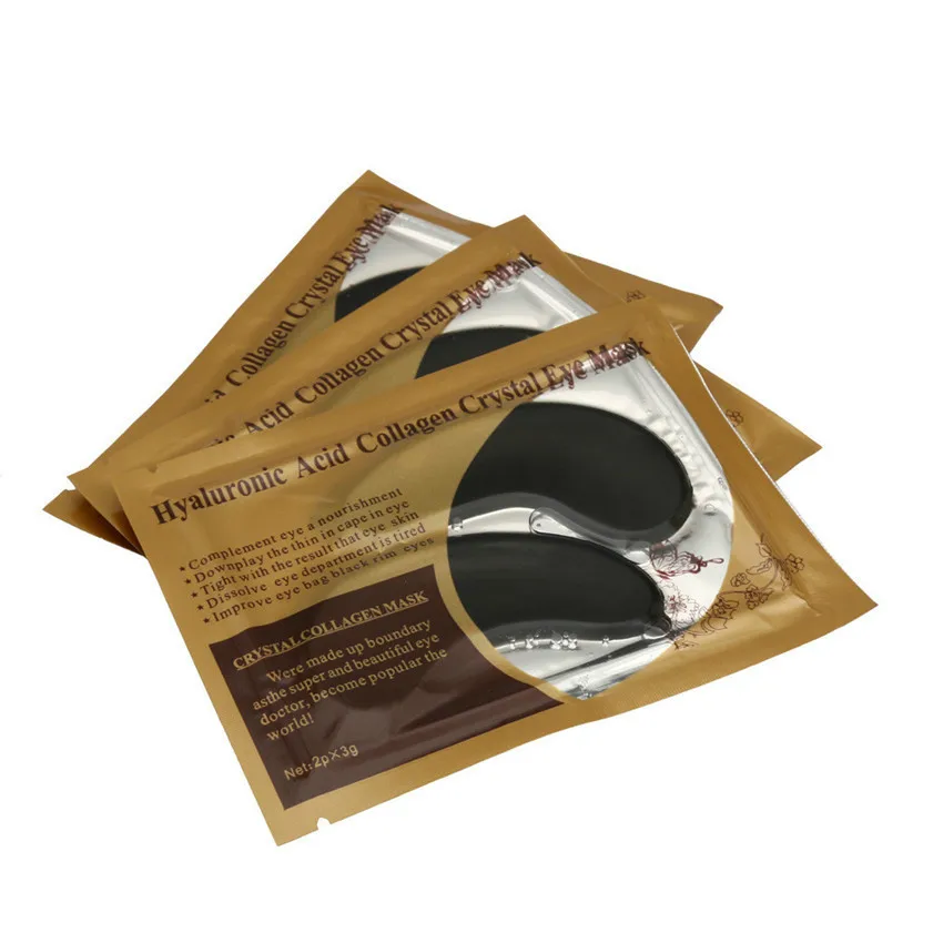 

Black Collagen Eye Mask Anti-Aging Wrinkle Eye Sleep Eye Care Set Eliminates dark circles fine lines Eye Mask