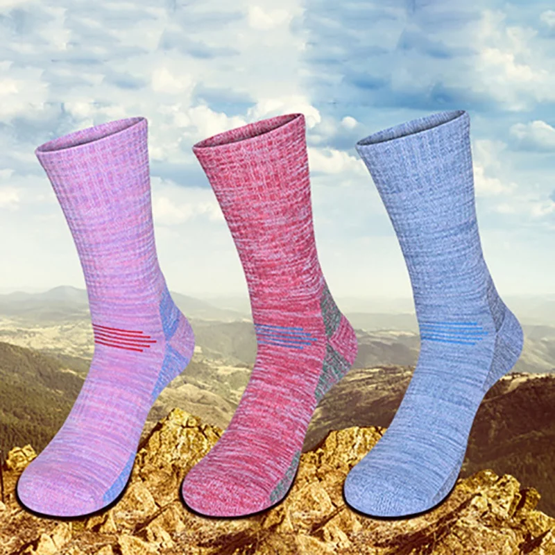 Мужские и женские носки для спорта на открытом воздухе Популярные катание на лыжах спортивные походный носок профессиональные антифрикционные Дышащие носки