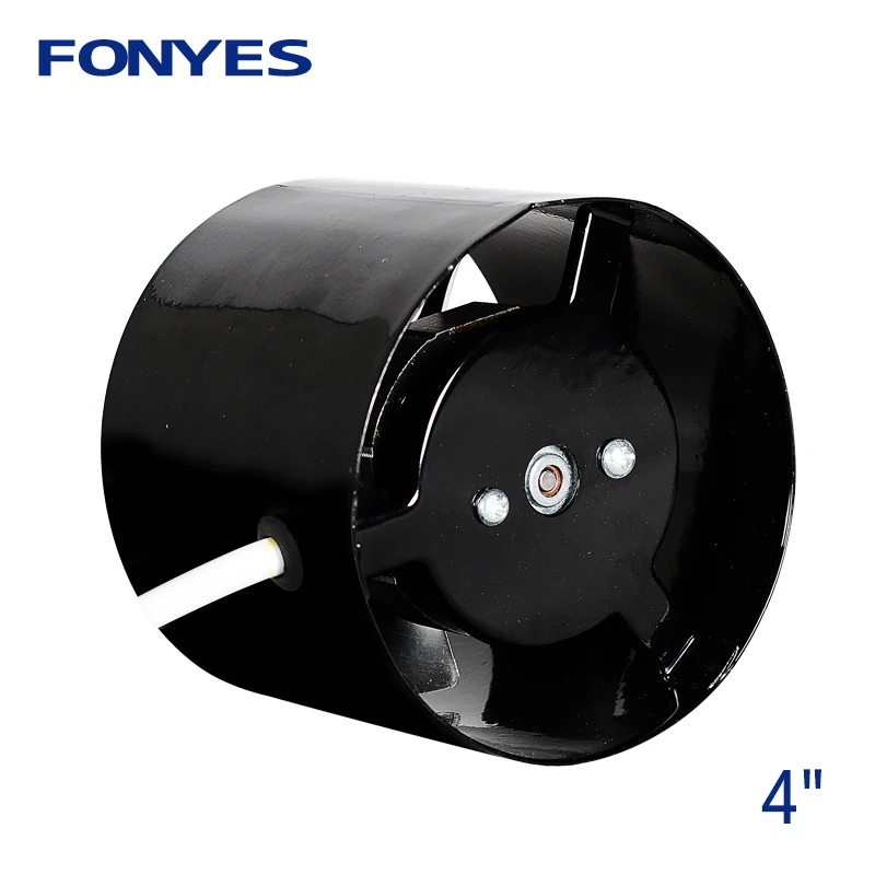 4 "inline condotto della ventola di scarico ventilatore ventilatore aria in metallo tubo di ventilazione bagno ventilatore a muro ventilatore mini estrattore 100 millimetri 220 V
