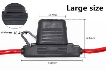 

Wholesale 10pcs medium In-line inline Car blade Fuse Holder ATC/ ATO Automotive Waterpoof car fuse socket Free shipping