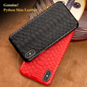 

Wangcangli brand cell phone case natural python skin cover phone case for iphone 6P 6SP cell phone cover all handmade custom