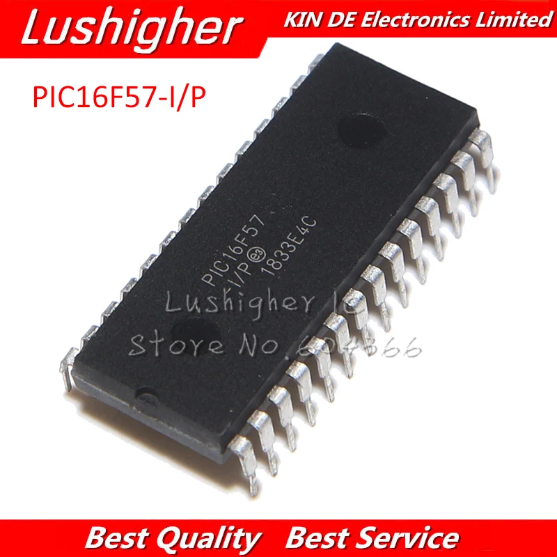 IC 8BIT FLASH MCU DIP28 16F57
