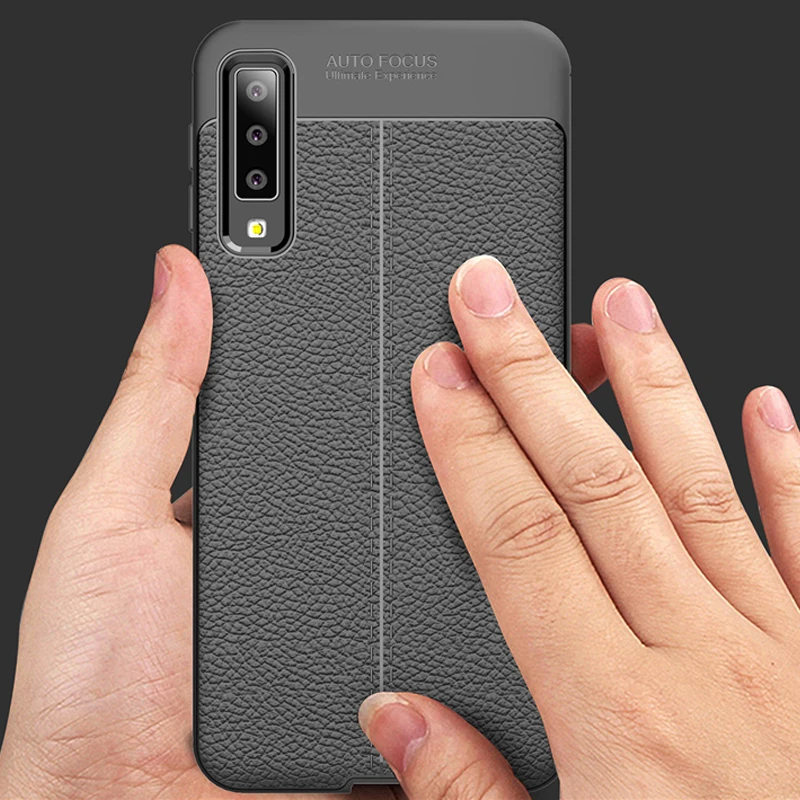 YUETUO кожаный чехол для телефона samsung galaxy a7 2018 a 7 a750 a730 силиконовые