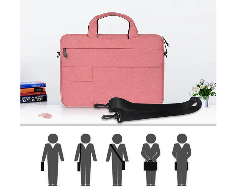 Нейлоновая Наплечная Сумка, сумка для ноутбука 15,6 для Mackbook Air 13 Case14 15 для Xiaomi Asus Dell lenovo, мужские и женские сумки-мессенджеры