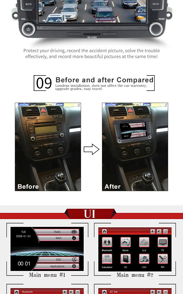 Flash Deal TOPBSNA 2 din Car DVD Player For VW Golf 5/6 Passat b7/cc/b6 SEAT leonTiguan Skoda Octavia GPS Navi Car radio automotive USB RDS 5