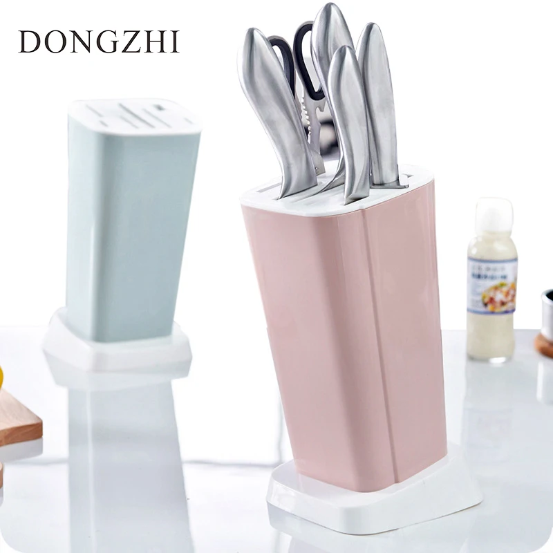 7 Slot Knife Storage Rack Universal Knife Block for Vegetable & Steak