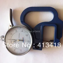 Tiangfu Тип 0-10x30 мм Циферблат Толщиномер ударопрочный толщиномер s кожа толщиномер тестер