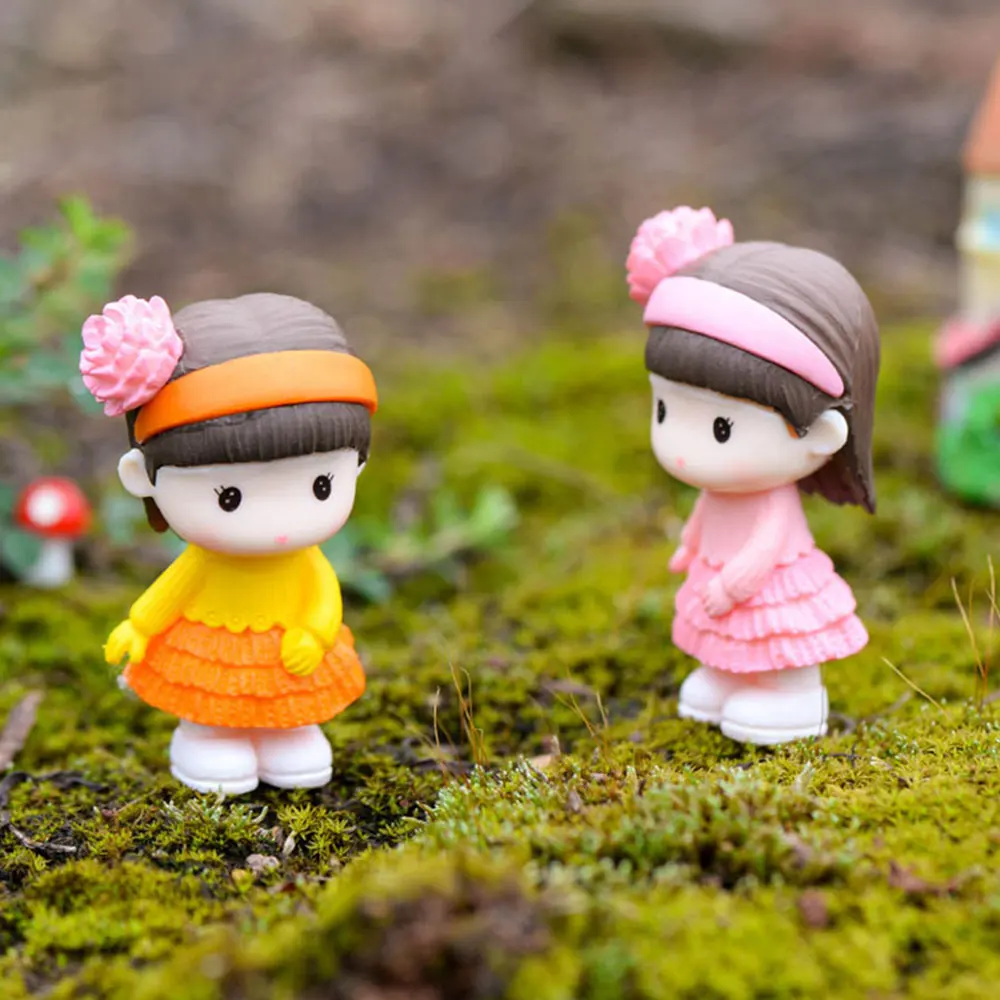

4Pcs/Set Cute Girls Miniature Cake Decoration Accessories Baking Tools