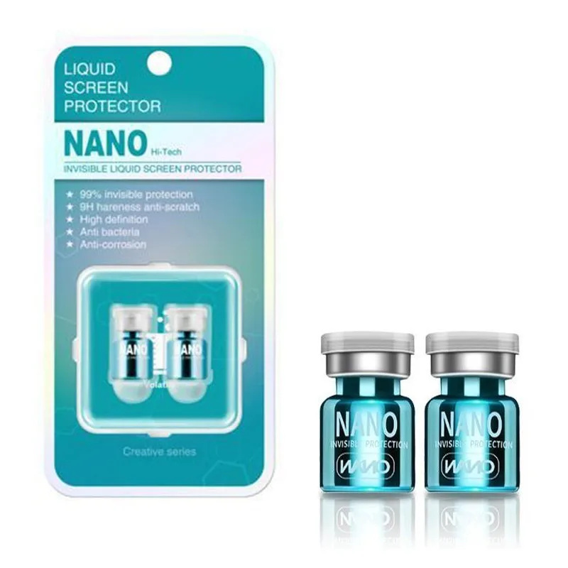 2 PCS Bottle Nano Liquid Screen Protector for iPhone XS MAX 7 8 plus Xiaomi 8 Universal Anti-scratch Curved Glass Protector Film afbeelding