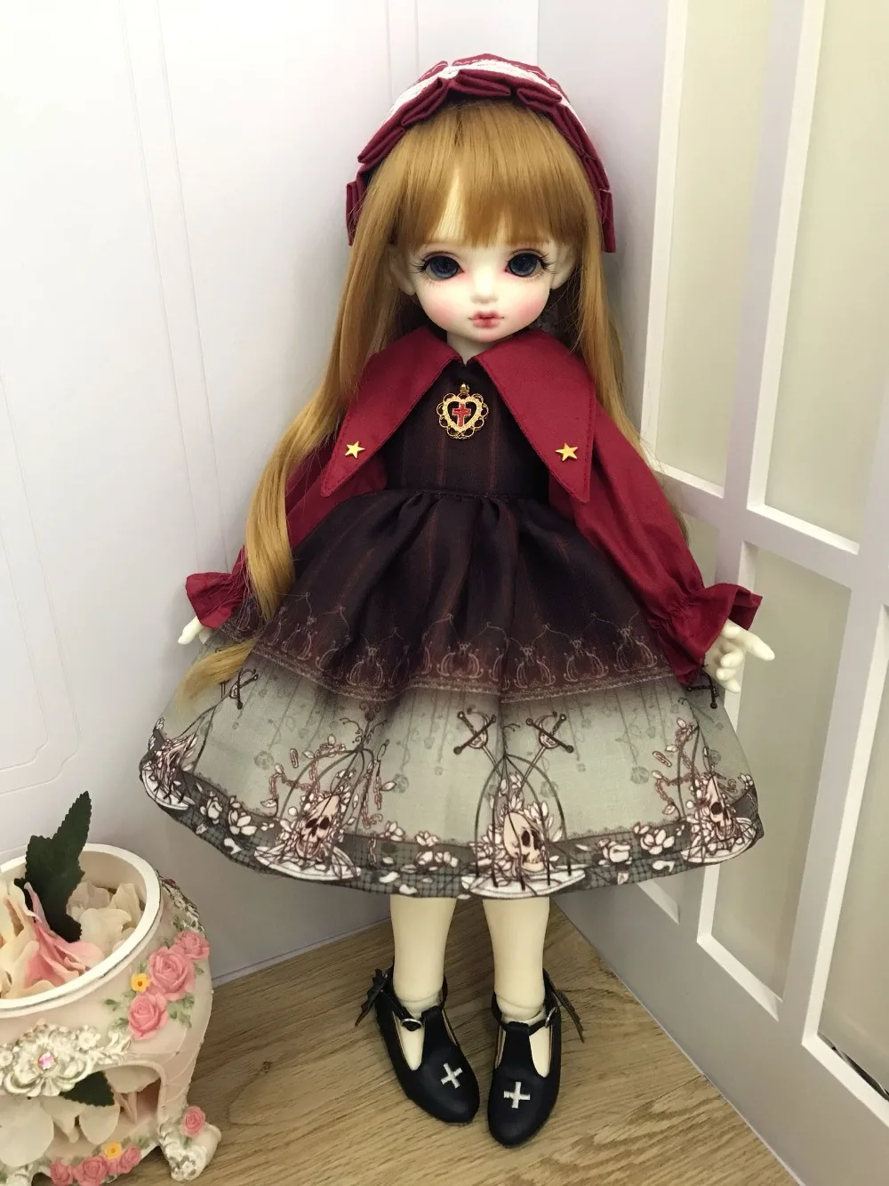 BJD SD Одежда для кукол, платье лолиты для 1/6 1/4, тонкая Одежда для кукол bjd, вечерние платья для кукол, подарок