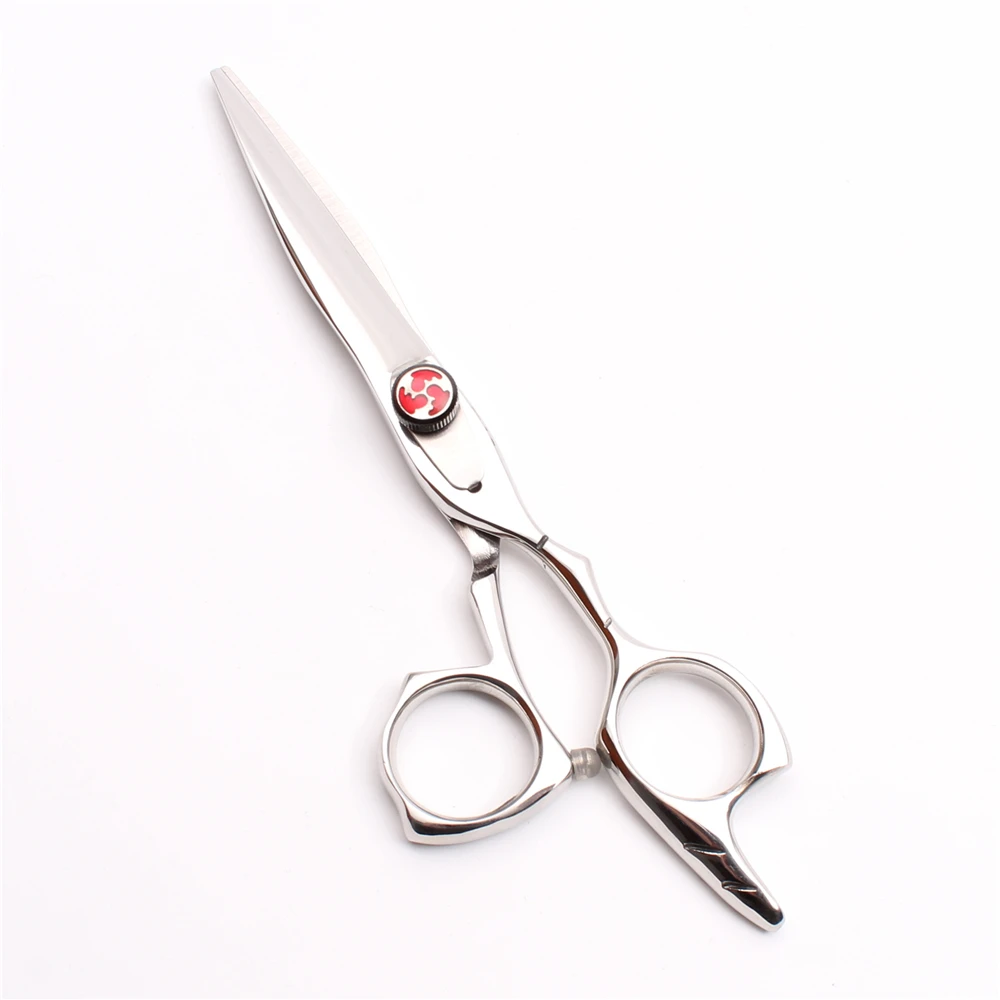 

C9017 5.5" Shiny 440C Customized Logo Professional Barber Scissors Cutting Shears Thinning Scissors Haircut Shears Hair Scissors