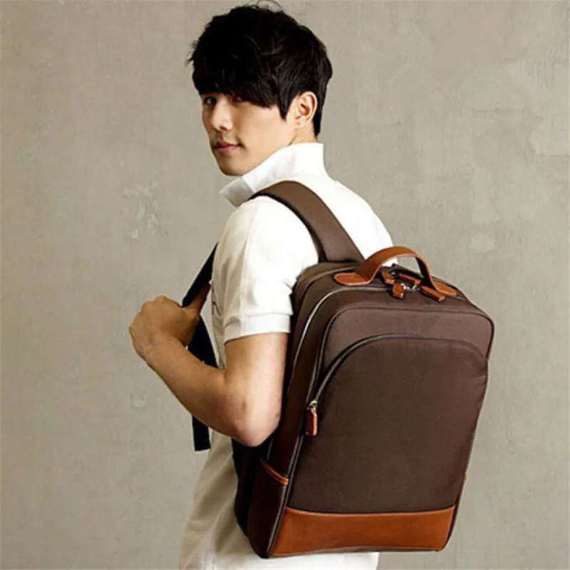 mochila homens azul escuro mochila meninos náilon