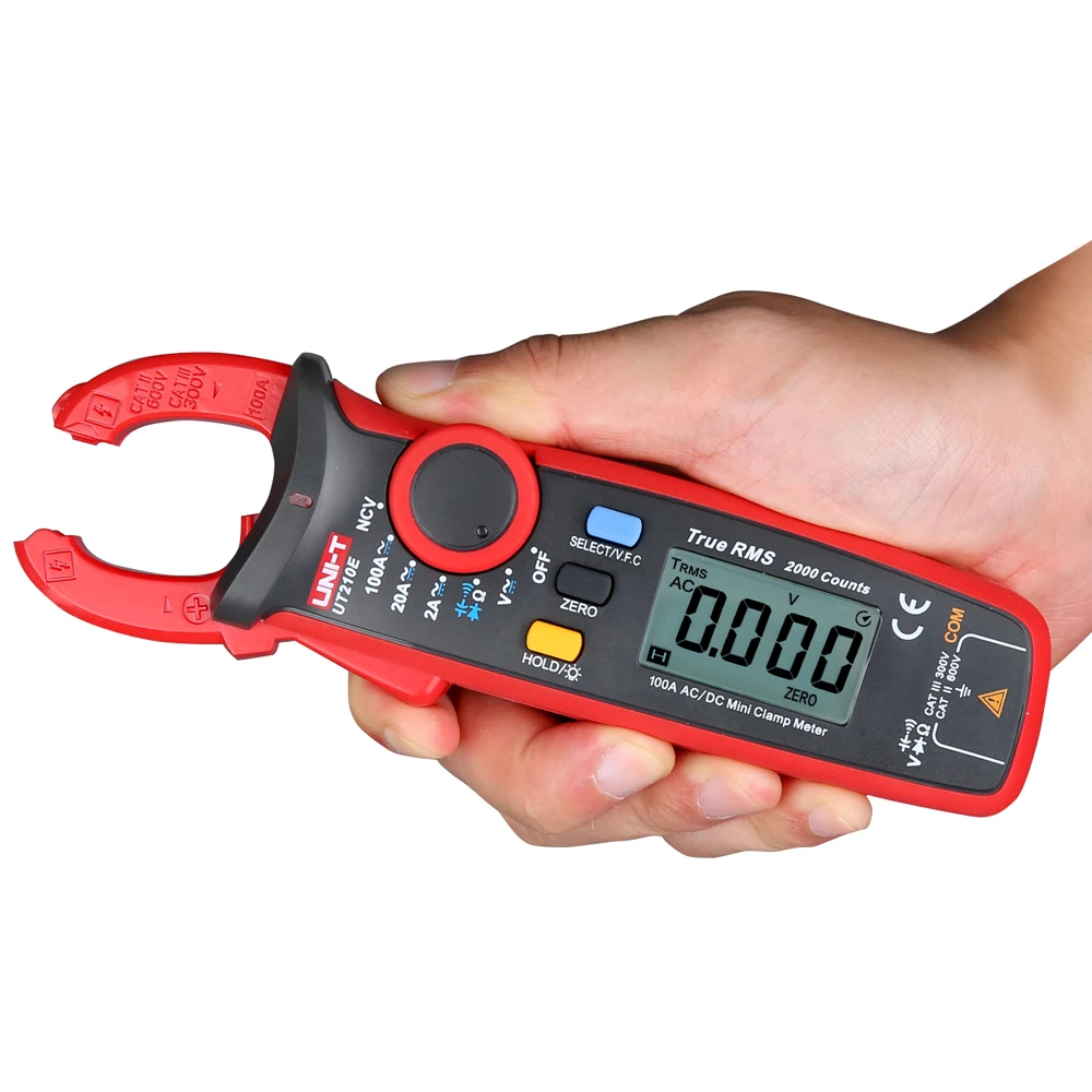 UNI T DIGITAL UT210E/UT210D 100Amp 600V AC DC CLAMP METER UT210A UT210D True RMS VFC diode|Мультиметры| |
