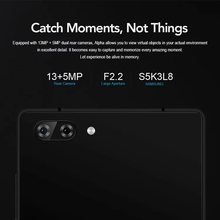 MAZE ALPHA 6GB RAM 64GB ROM MTK Helio P25 2.5GHz Octa Core 6.0 Inch 2.5D Corning Gorilla Glass LG FHD Screen Dual Camera Android 7.0 4G LTE Smartphone