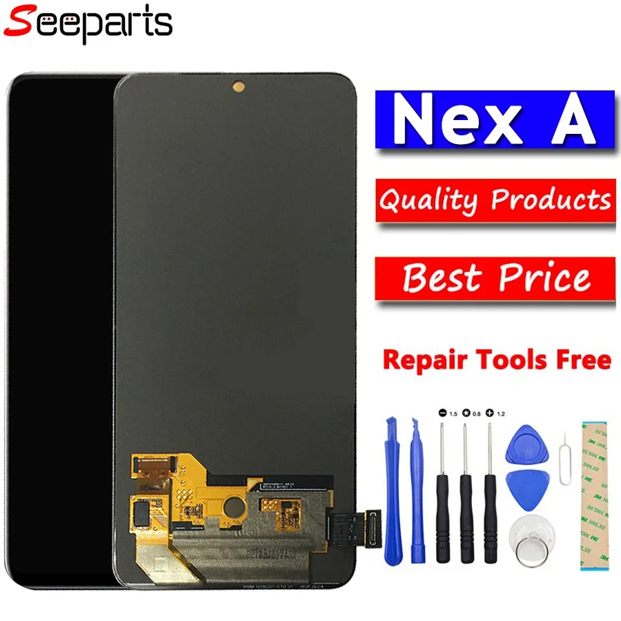 

100% Tested Original AMOLED Display Vivo Nex LCD Display +Touch Screen Original Screen Digitizer Assembly Vivo NEX A LCD Screen