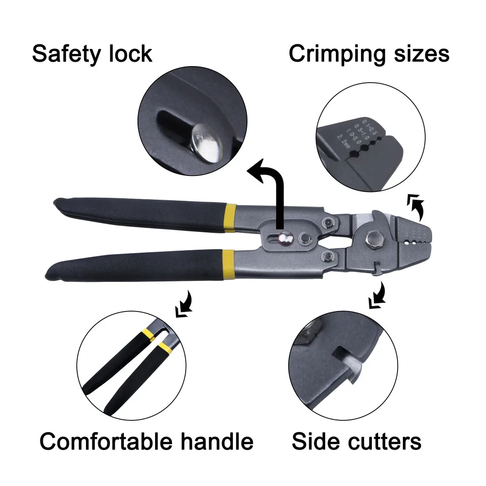 Нержавеющая сталь рыболовные обжимные плоскогубцы с тефлоновым покрытием комплект терминал ОБЖИМНАЯ втулка снасти рыболовные ножницы