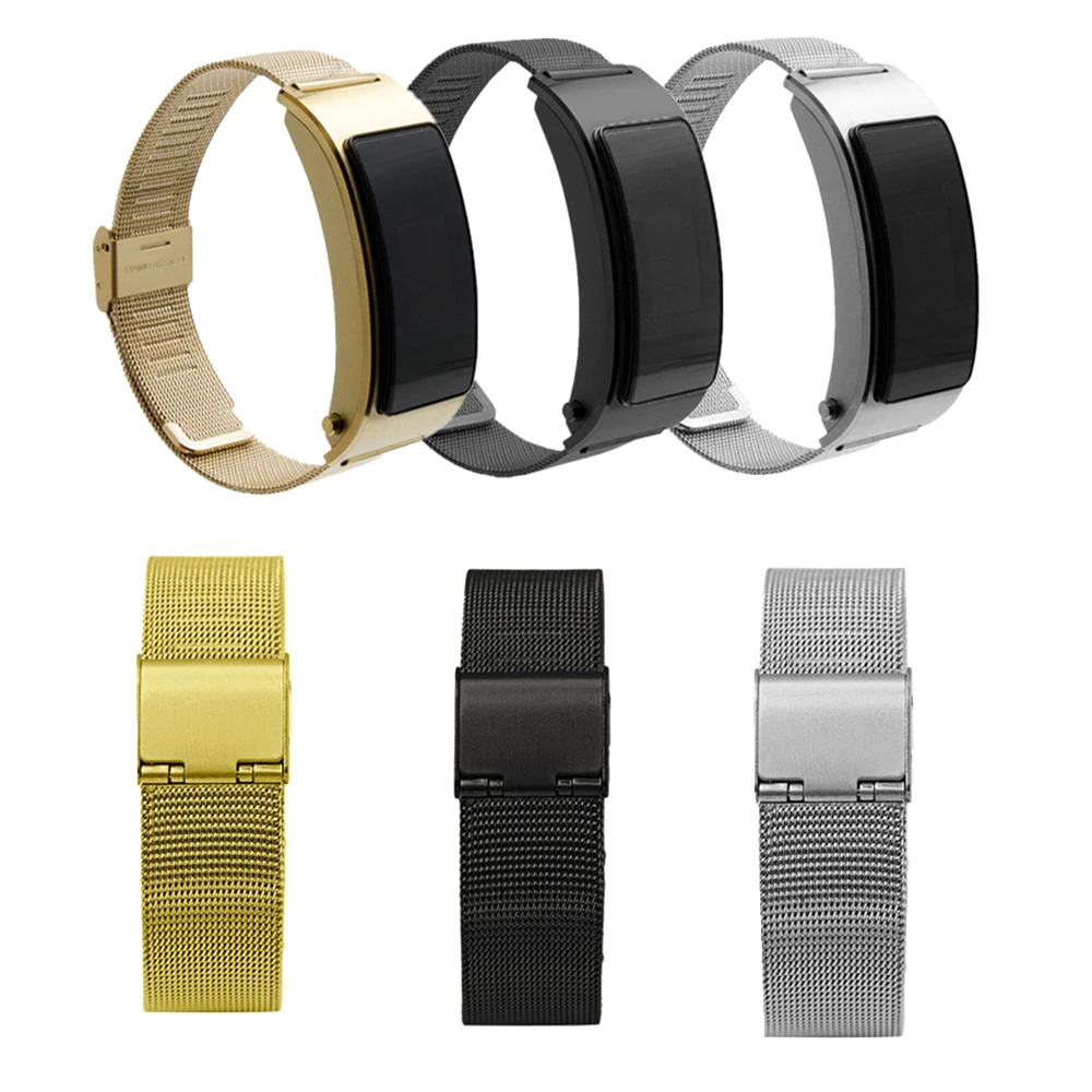 Ремешок для часов из нержавеющей стали 18 мм ремешок Huawei TalkBand B5 спортивные Смарт