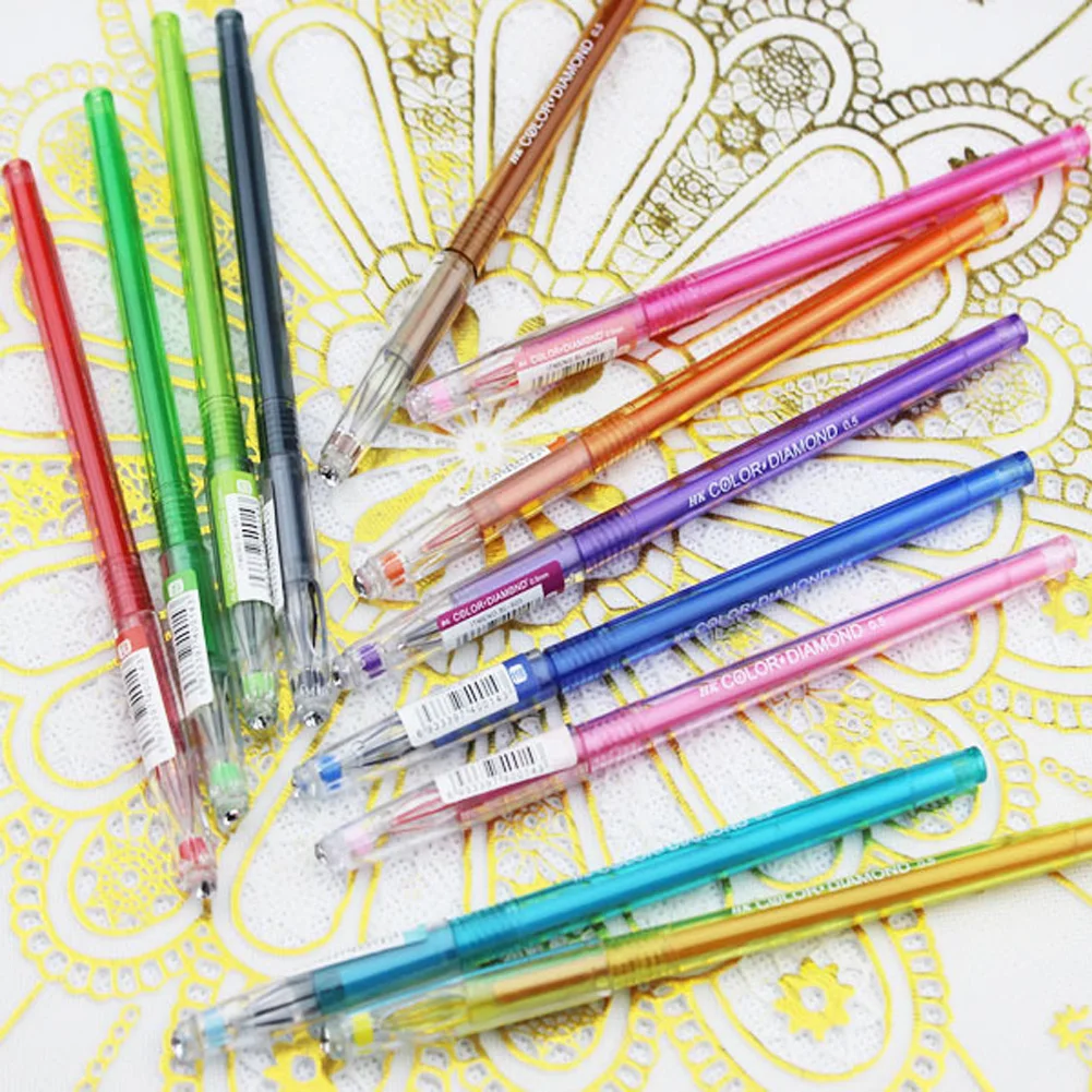 Gel Pen High Quality 12Pcs/set Latest Vogue Products rollerball Pens