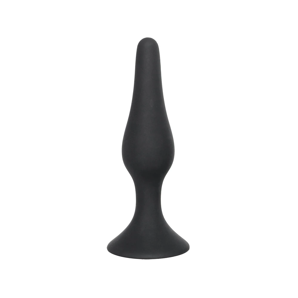 IKOKY Black Butt Plug for Beginner Erotic Toys Silicone Anal Plug Adult Products Anal Sex Toys for Men Women Prostate Massager 6
