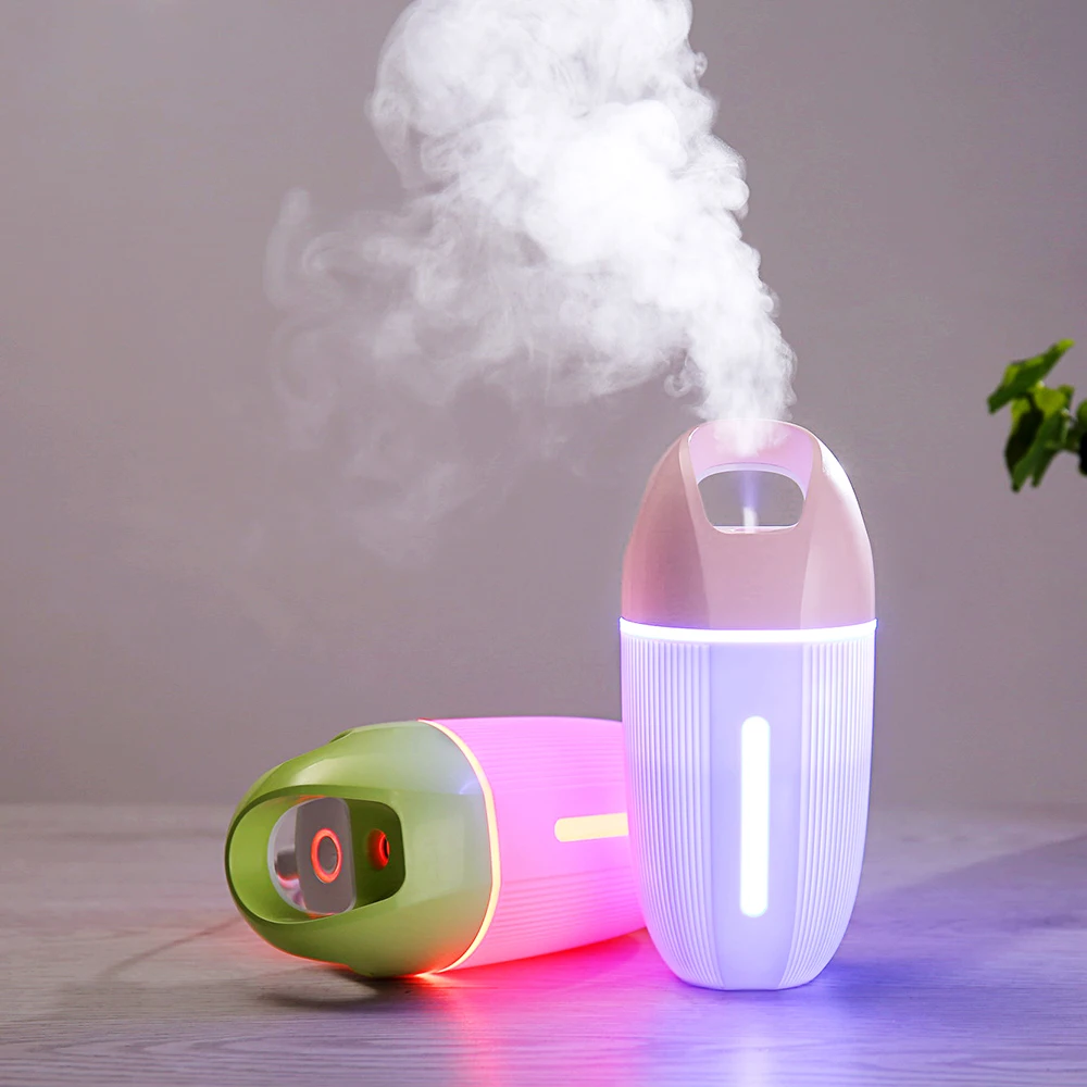 

Ultrasonic Air Humidifier Essential Oil Diffuser with 7 Color Lights Electric Aromatherapy USB Humidifier Car Aroma Diffuser