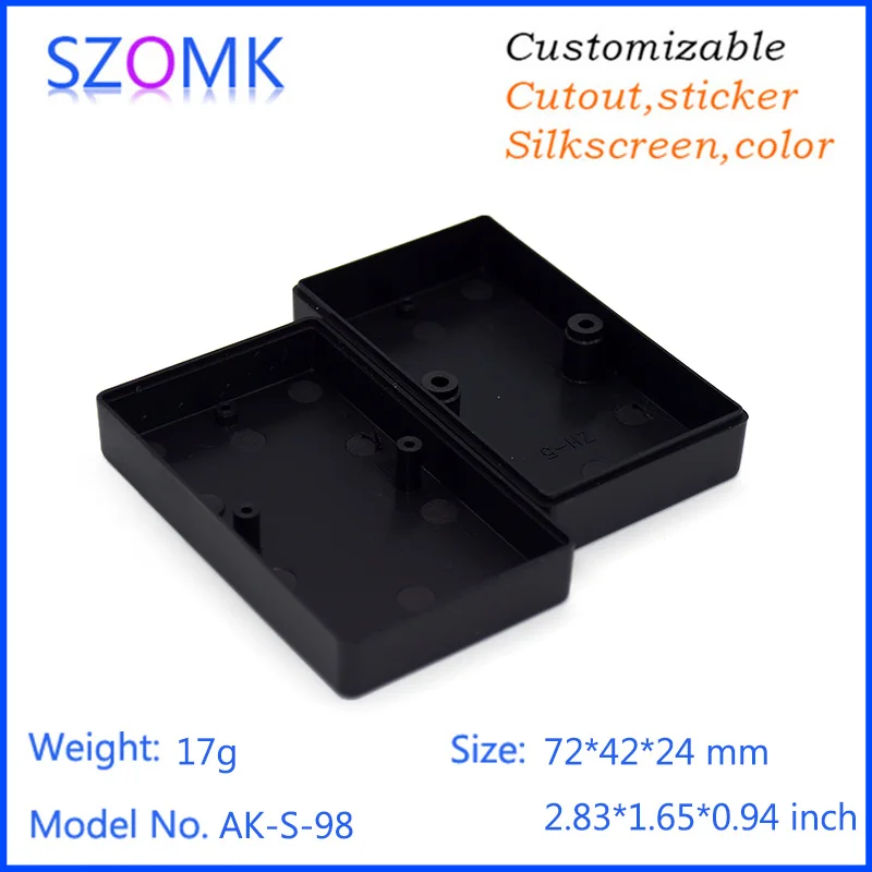 4pcs a lot Small Junction Box Plastic Material Mini size szomk good material 72 42 24mm