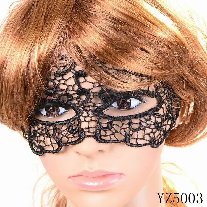 

Black Sexy Elegant Eye Mask for Women Masquerade Carnival Fancy Party Halloween Party Half Face Cover Lace Masks with Jewelry