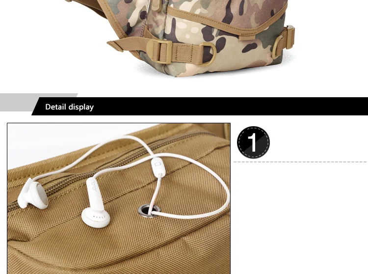 600D waterproof Oxford fabric Climbing Bags Outdoor Military Tactical Waist Pack Molle Camping Hiking Pouch Bag (5)