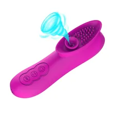 12 Speeds Sucking Vibrator Clitoris Nipple Sucker Clit Breast Stimulator Massager Adult Masturbation Sex Toys for Women Female tongue licking vibrator 20 speeds rechargeable clitoris stimulator massager female masturbation clit oral sex toys for women