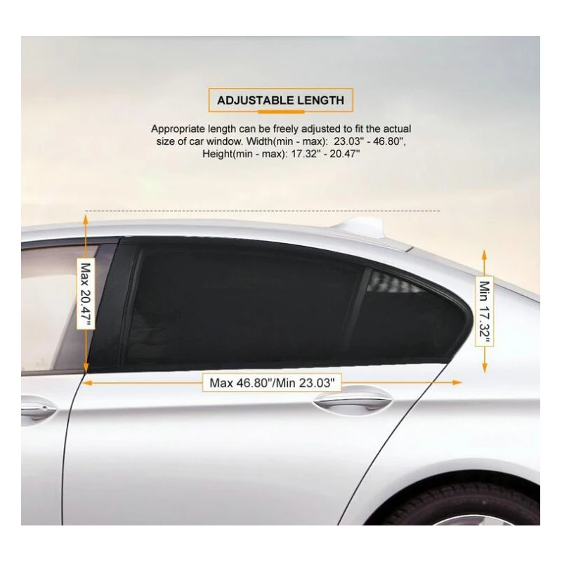 2 шт./компл. авто для окна автомобиля сетчатый экран солнцезащитный щиток щит