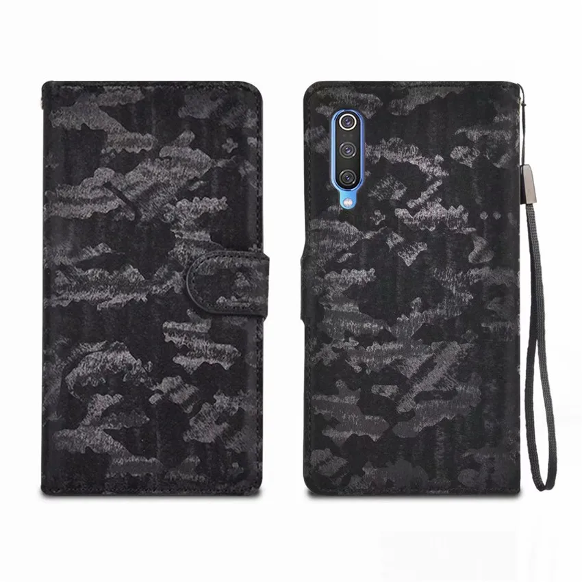 

Fashion Glossy Leather Wallet Case For Xiaomi MI 9 Play Redmi Note 7 Note6 Pro Wallet Cover Kickstand Cases Bags With Straps
