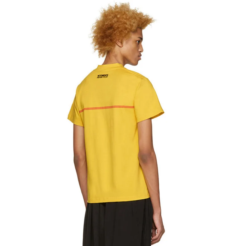 DHL Not Unisex T Shirt Print VETEMENTS AUTOMEN HIVER 2016 shirt Cotton With S-3xl Size