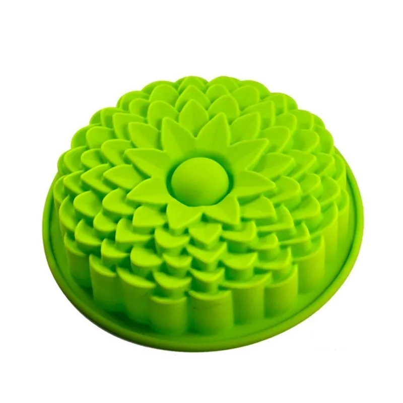 

OUSSIRRO Food Grade Big Swirl Shape Silicone Cake Mold Butter Baking form Tools For Bakery baking dish Bakeware
